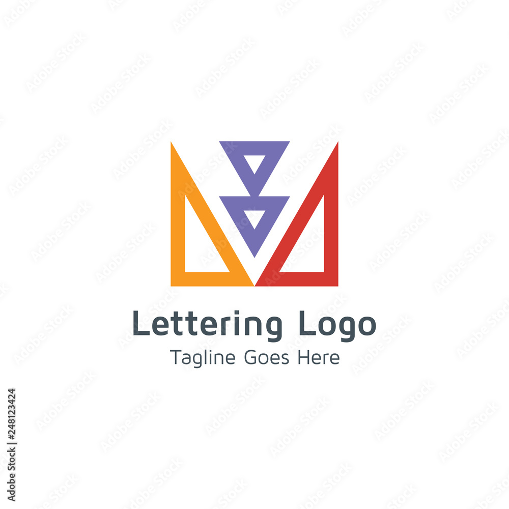 Lettering M Vector Lettering M Vector