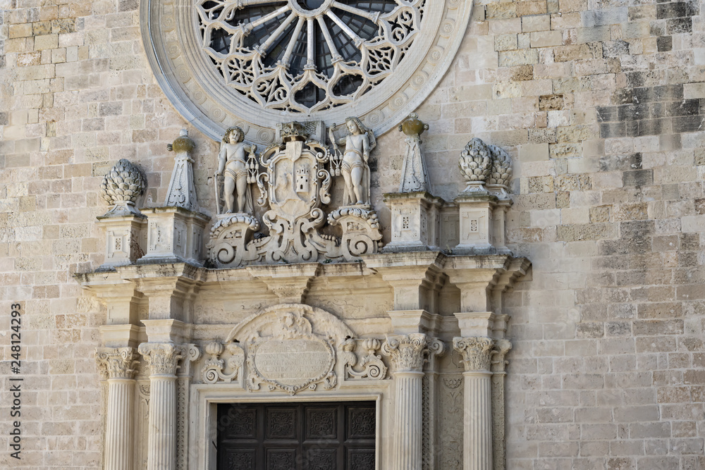 Obraz premium Italia Puglia Otranto il duomo particolare