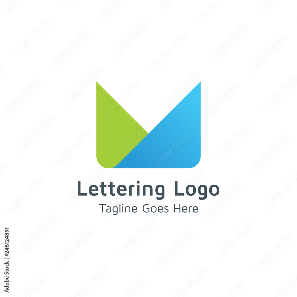 Lettering M Vector Lettering M Vector