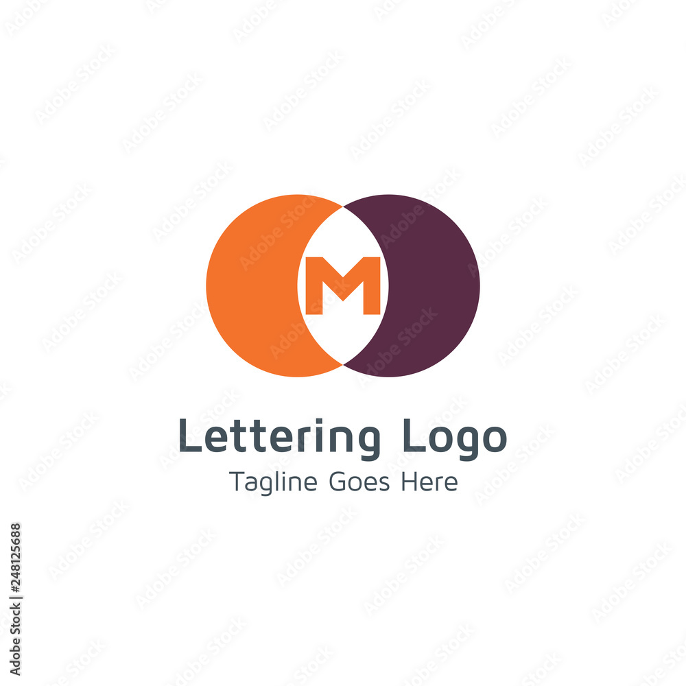Lettering M Vector Lettering M Vector