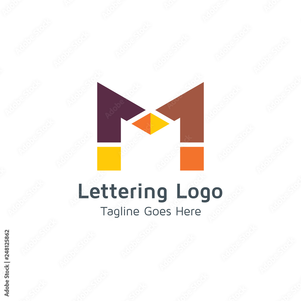 Lettering M Vector Lettering M Vector