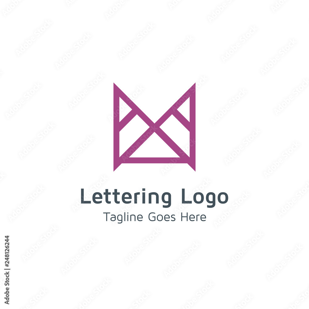 Lettering M Vector Lettering M Vector