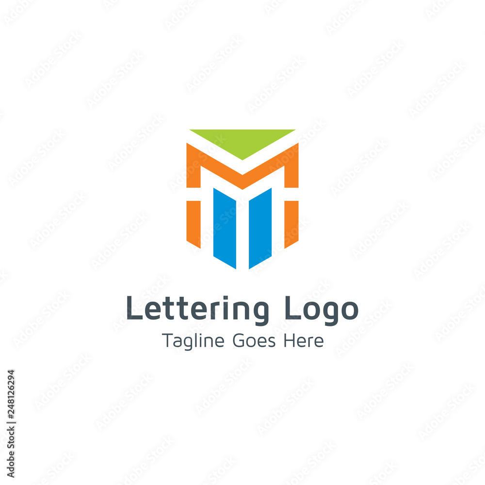 Lettering M Vector Lettering M Vector