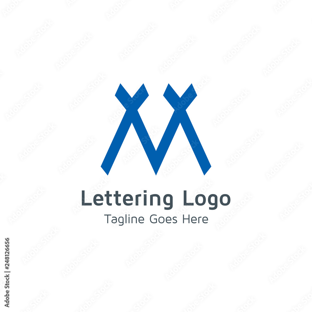 Lettering M Vector Lettering M Vector
