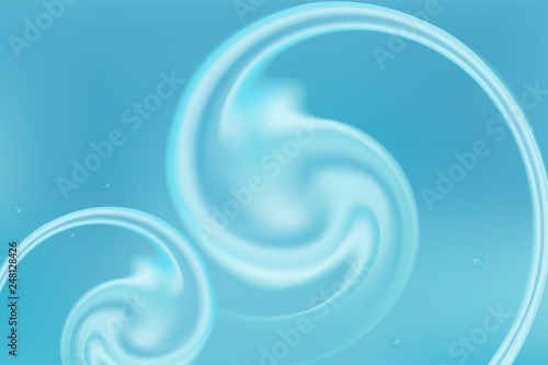 soft and smooth blue background. illustration vector.