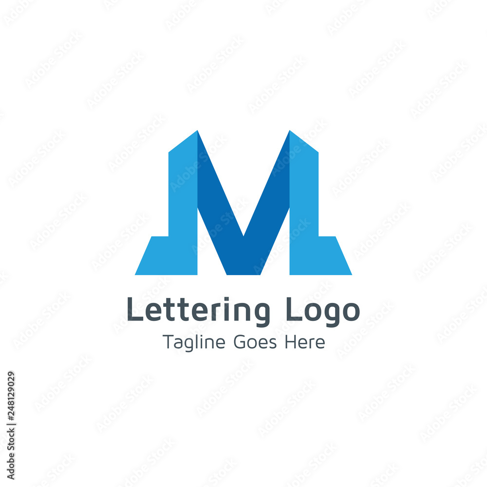 Lettering M Vector Lettering M Vector