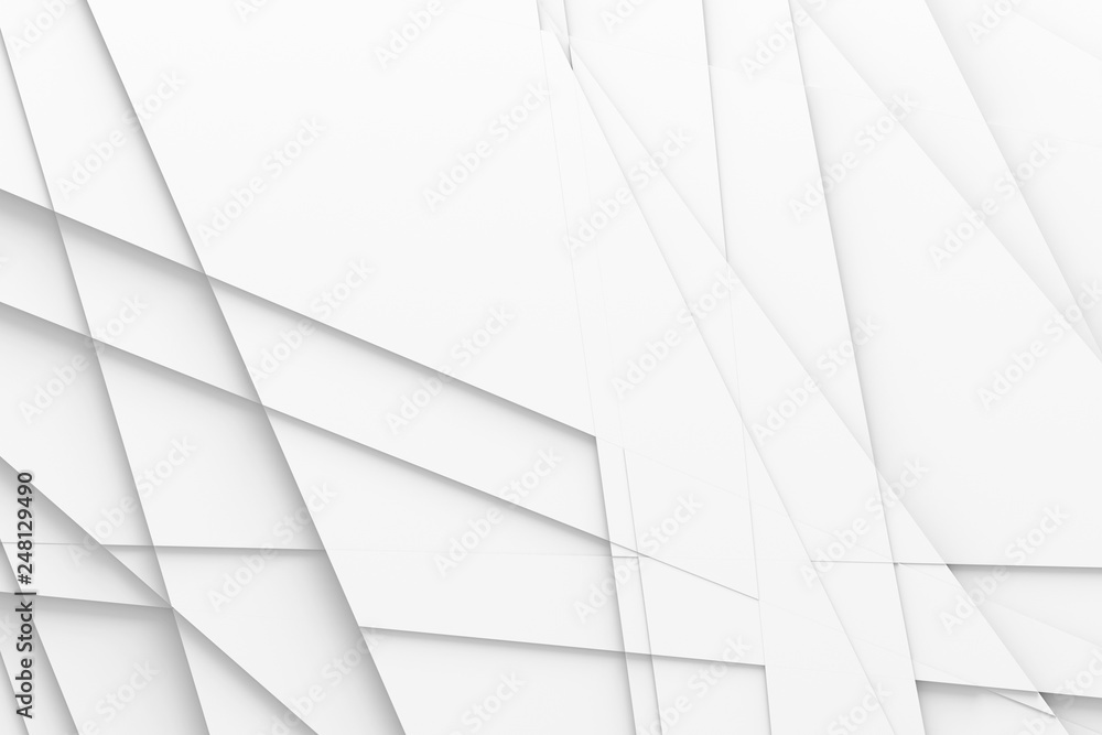 Fototapeta Abstract background of straight lines dissecting the surface into separate parts 3d illustration