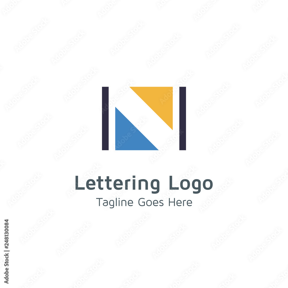Lettering N Vector Lettering N Vector