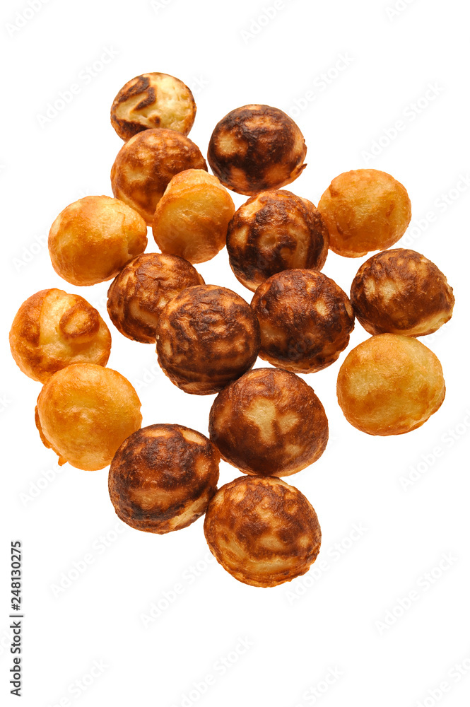 homemade donut balls isolated homemade donut balls isolated