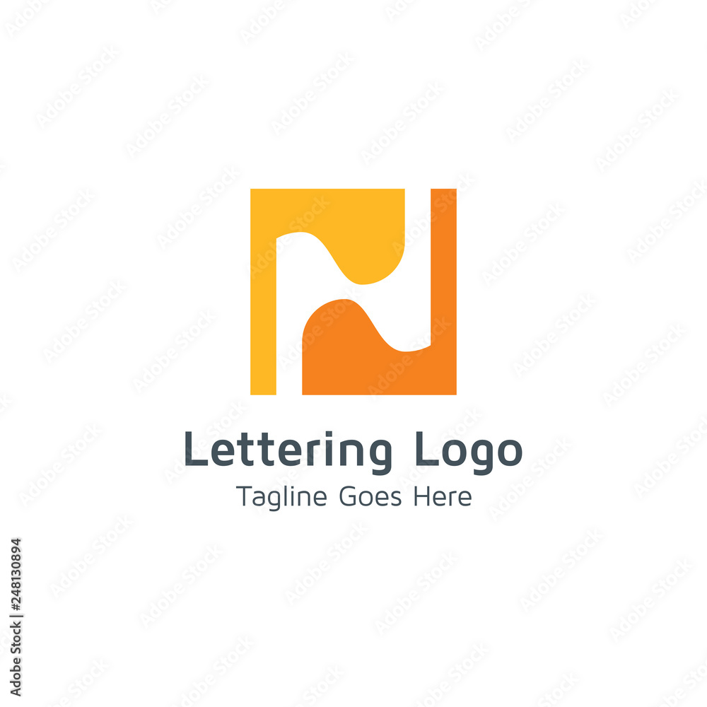 Lettering N Vector Lettering N Vector
