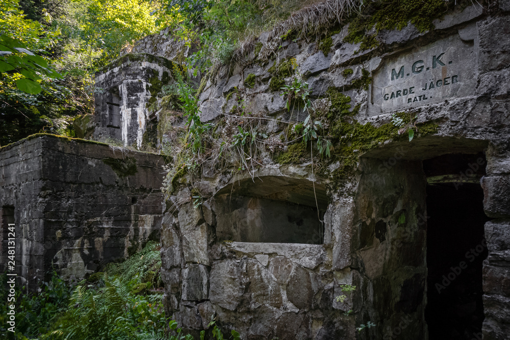 Alsace Mountain vogesen world war one memorial ruins
