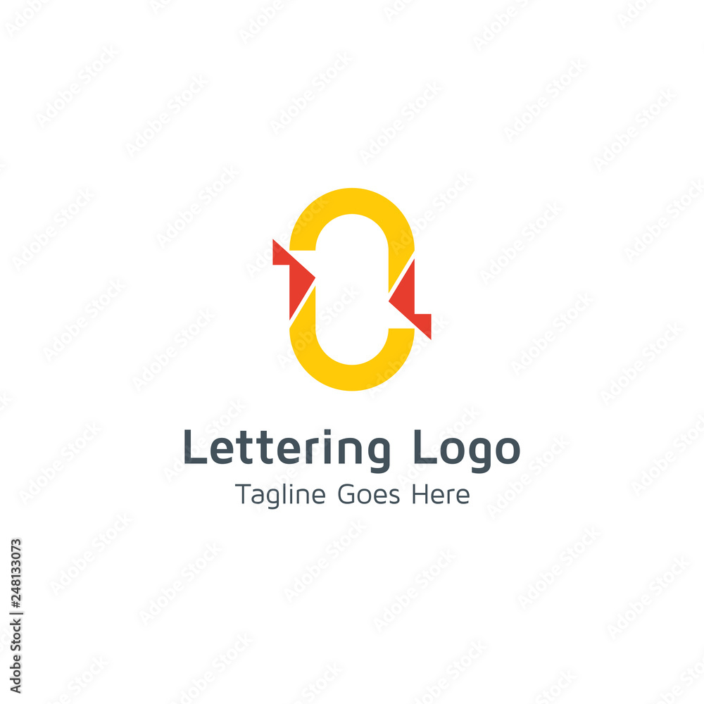 Lettering O Vector Lettering O Vector