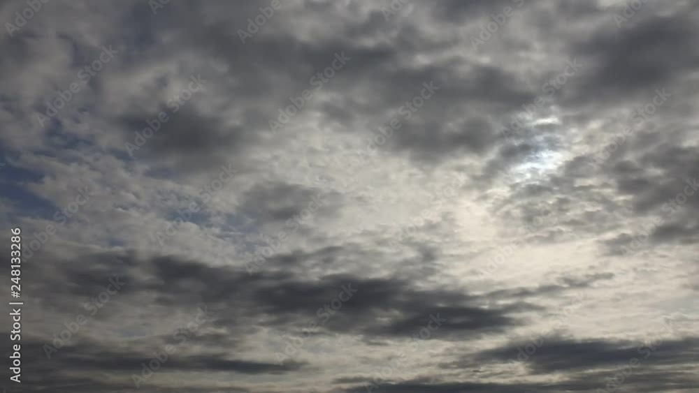 翌日は雪になった日の冷えた空、太陽、冬空のタイムラプス動画 翌日は雪になった日の冷えた空、太陽、冬空のタイムラプス動画