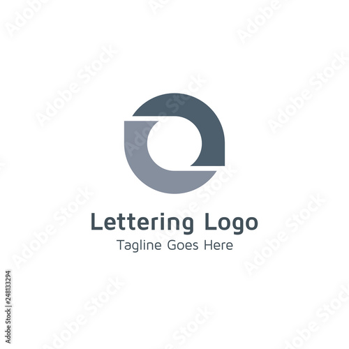 Lettering O Vector