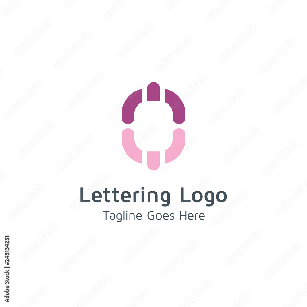 Lettering O Vector Lettering O Vector