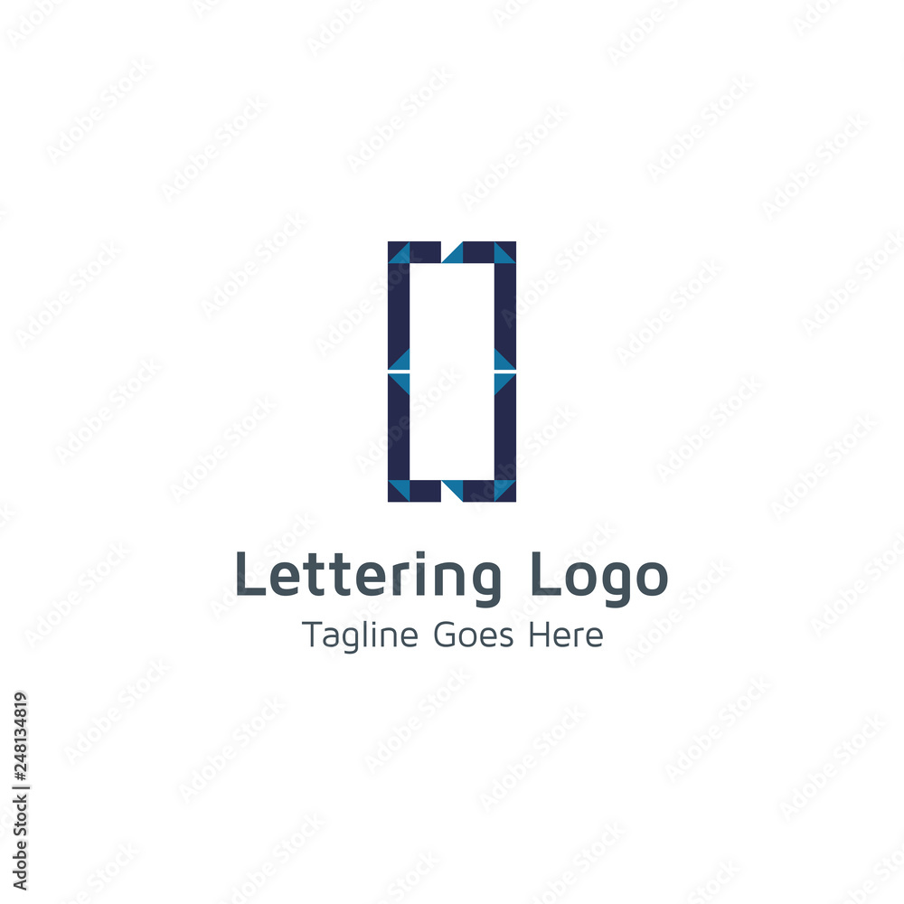 Lettering O Vector