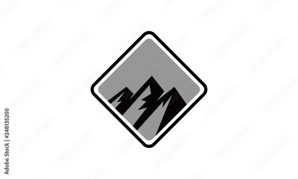 vector logo mountain vector logo mountain