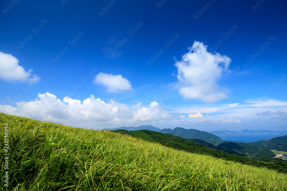 Fototapeta premium 川内峠＠長崎県平戸市