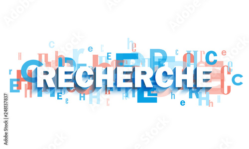 Typographie RECHERCHE