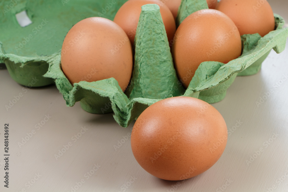 Eggs in an egg carton Eggs in an egg carton