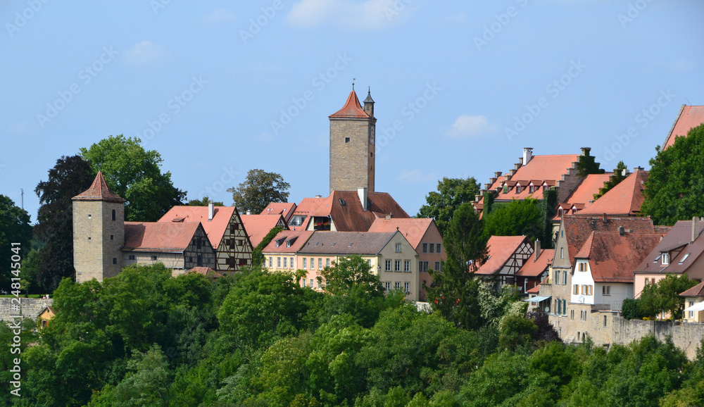 Panorama von Rothenburg ob der Tauber