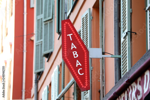 French Tabac Sign photo
