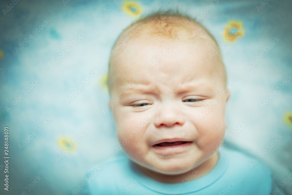 cute baby with blue eyes, small depth of field cute baby with blue eyes, small depth of field