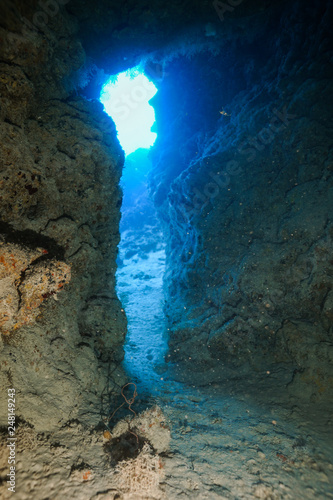 Caves of Claudia Reef at the Red Sea  Egypt