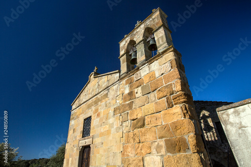 Esterno Chiesa Santa Maria -Figu - Gonnoscodina  (Cagliari) - Sardegna photo