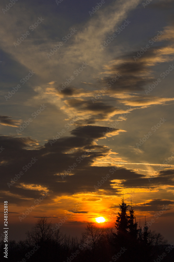 Fototapeta premium Sunset