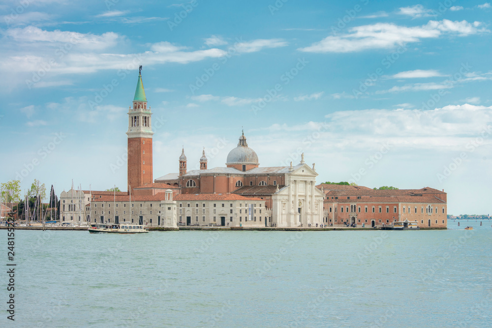 Lagune von Venedig mit San Giorgio Maggiore-Kirche