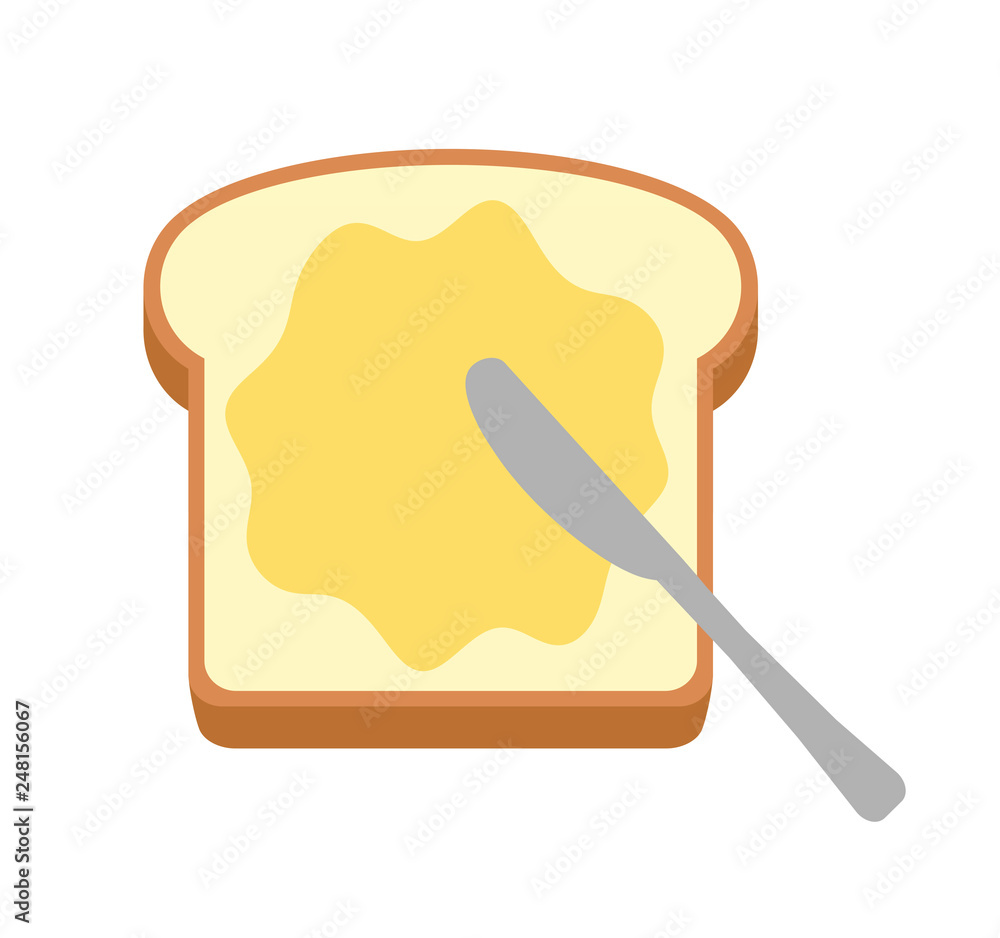 バターを塗った食パン Stock イラスト Adobe Stock バターを塗った食パン Stock イラスト Adobe Stock