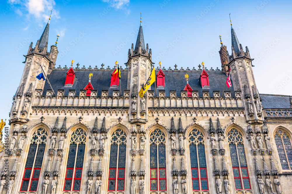 Fototapeta premium Bruges City Hall, Belgium