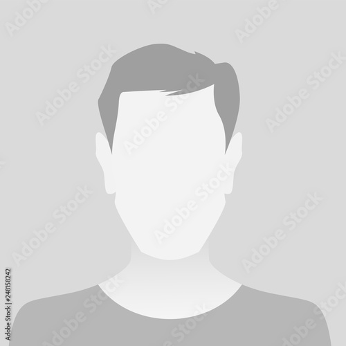 Person gray photo placeholder man material design