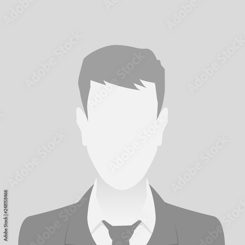 Person gray photo placeholder man material design