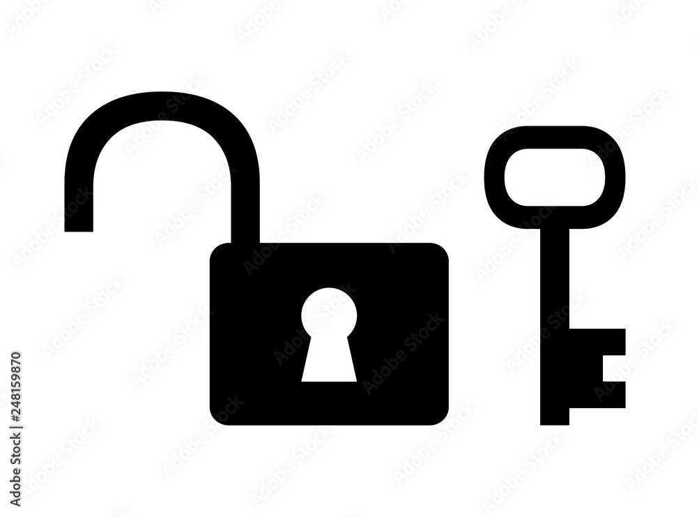 南京錠と鍵 Stock イラスト Adobe Stock