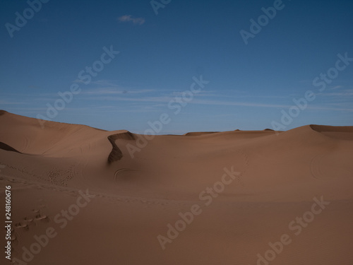 Sanddünen Sahara Wüste in Marokko