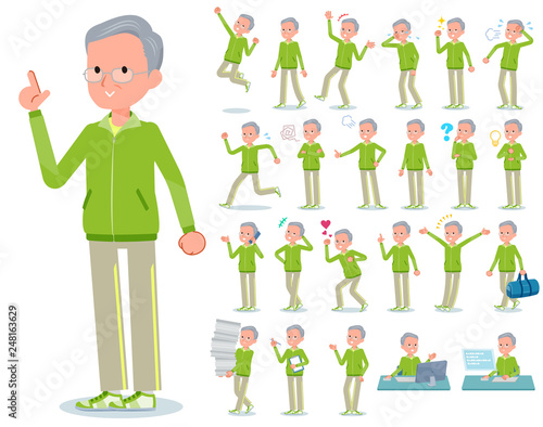 flat type grandpa green Sportswear_emotion