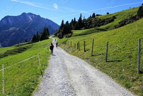 Pfad in Zillertal in Österreich