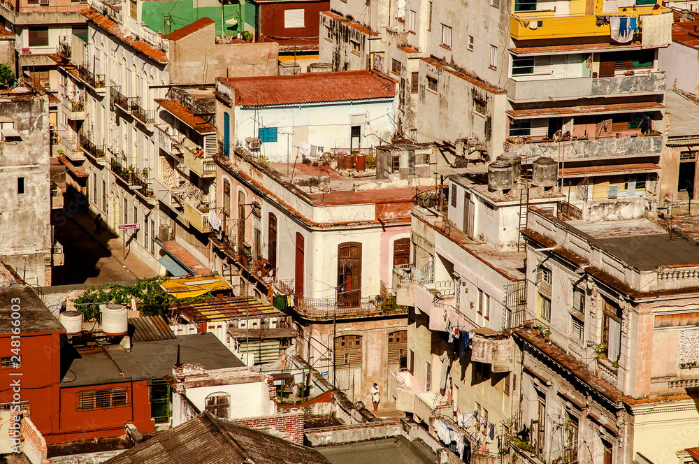 Havana, Detailansicht Wohnhäuser