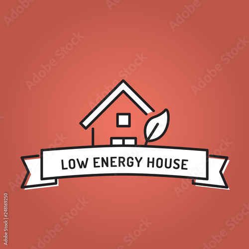 LOW ENERGY HOUSE LINE ICON SET