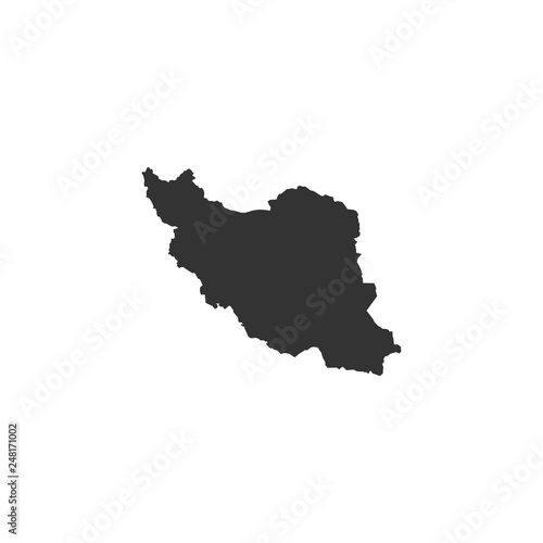 Vector Iran map
