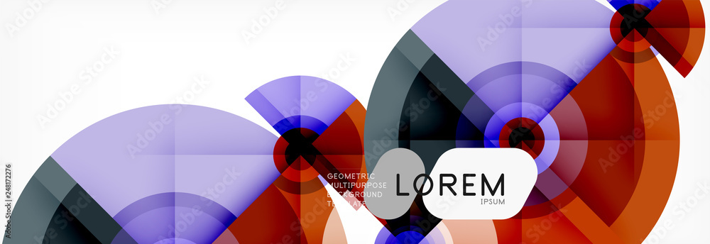 Geometric circle abstract background, creative geometric wallpaper. Geometric circle abstract background, creative geometric wallpaper.