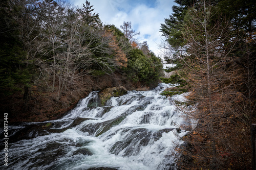 The water falls Ryuzu the Oku-Nikko in national park nikko Japan