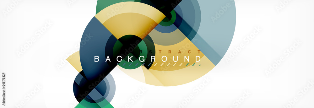 Abstract background circle design