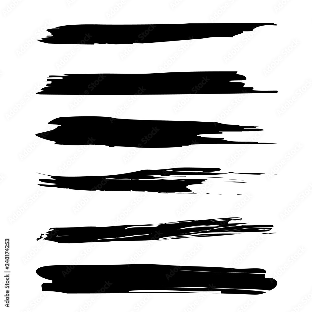Brush icons set Brush icons set