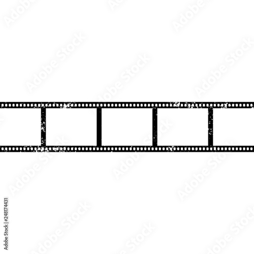 Retro film line background