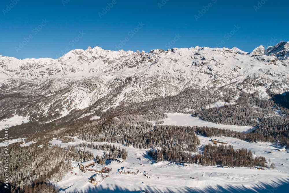 Holidays in Valtellina, ski station. Valmalenco (Province of Sondrio)