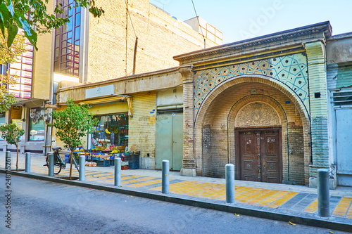 The church gate, New Julfa, Isfahan, Iran photo