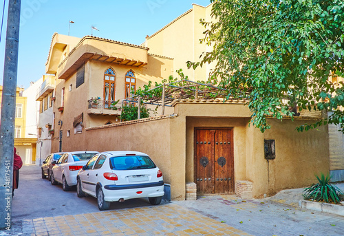 The streets of New Julfa, Isfahan, Iran photo